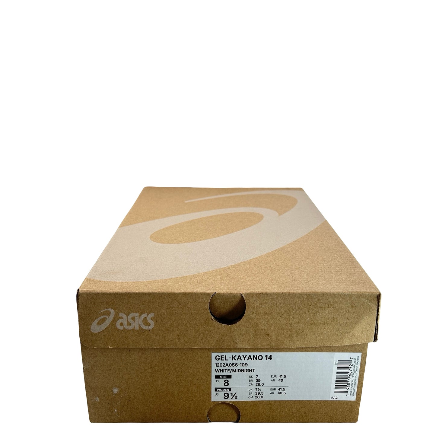 1202A056 109 ASICS Gel-Kayano 14 Blanco Medianoche (Mujeres)