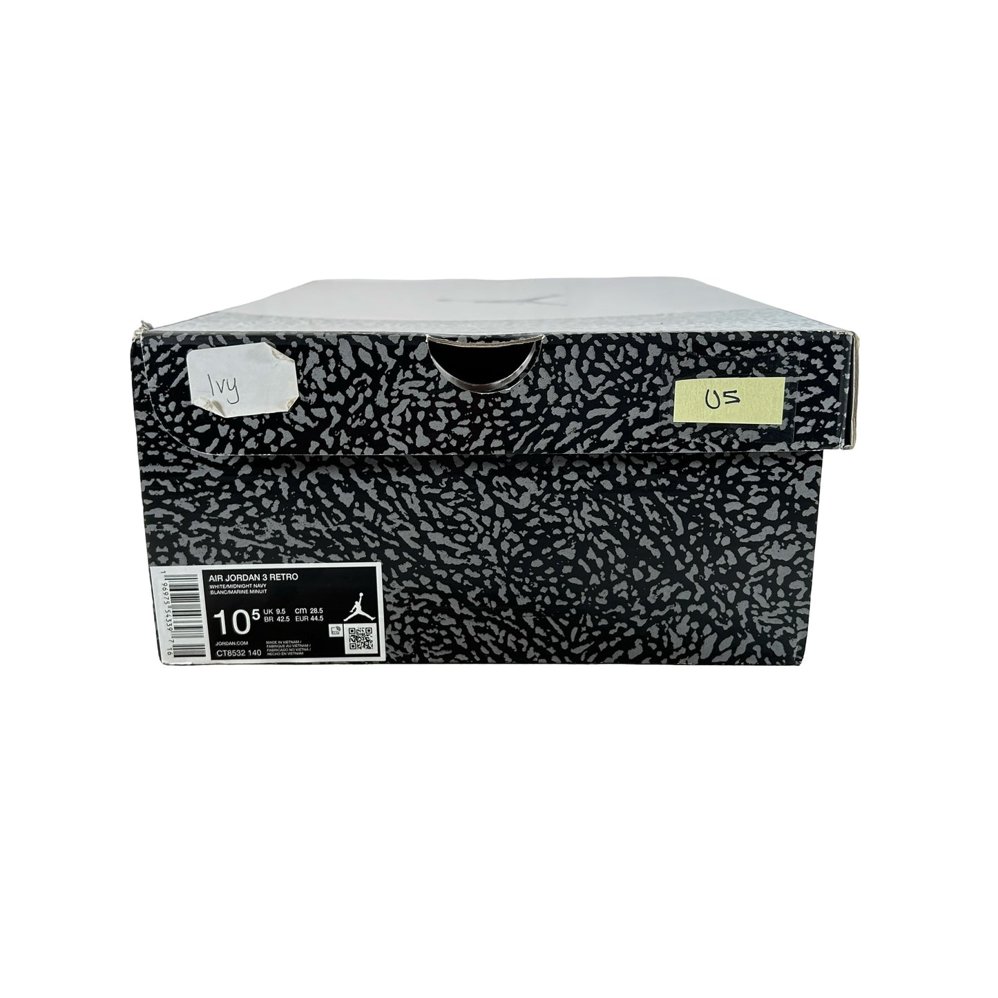 CT8532 140 Jordan 3 Retro Azul marino medianoche
