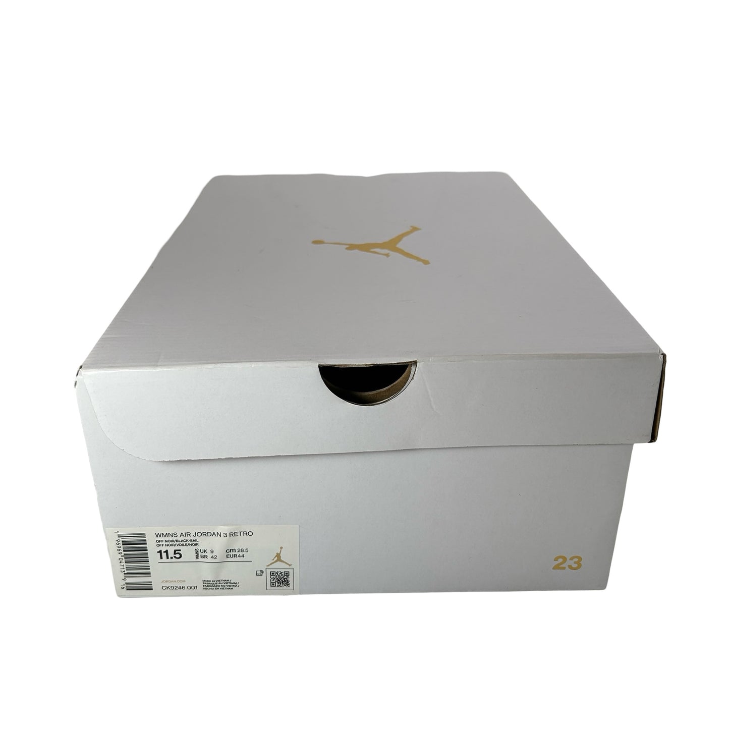 CK9246 001 Jordan 3 Retro Off Noir (Mujeres)