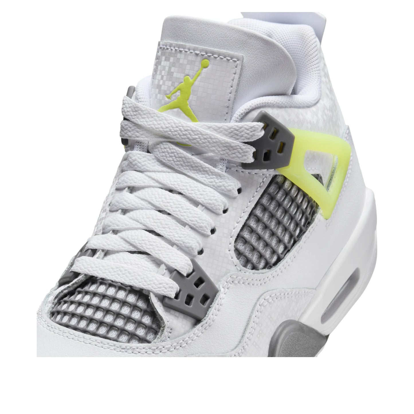 HJ5990 100 Air Jordan 4 Retro Light Lemon Twist (GS)