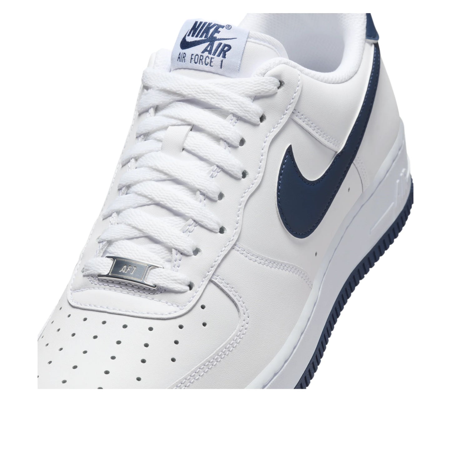 FJ4146 104 Nike Air Force 1 '07 White Midnight Navy (2024)