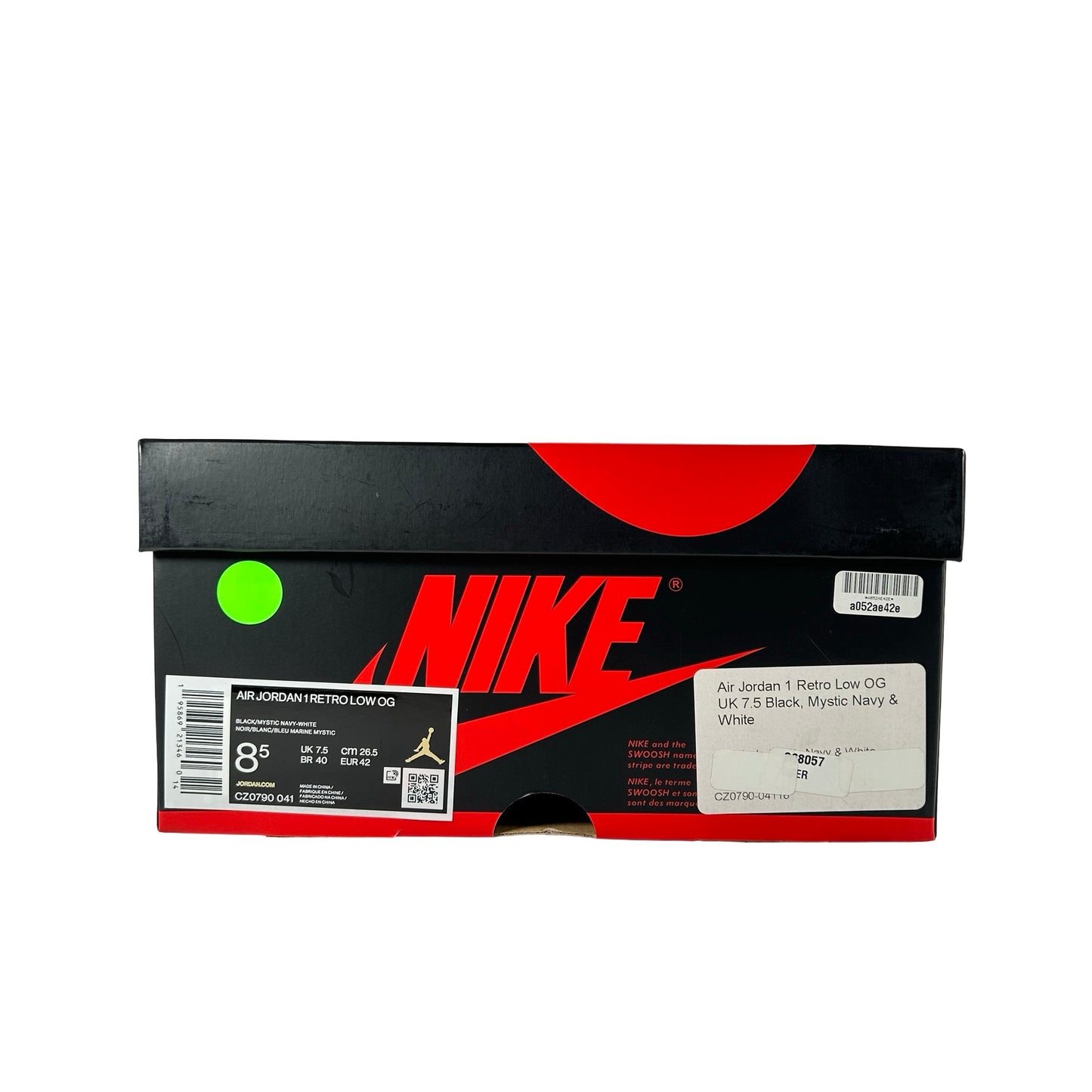 CZ0790 041 Jordan 1 Retro Low OG Azul marino místico