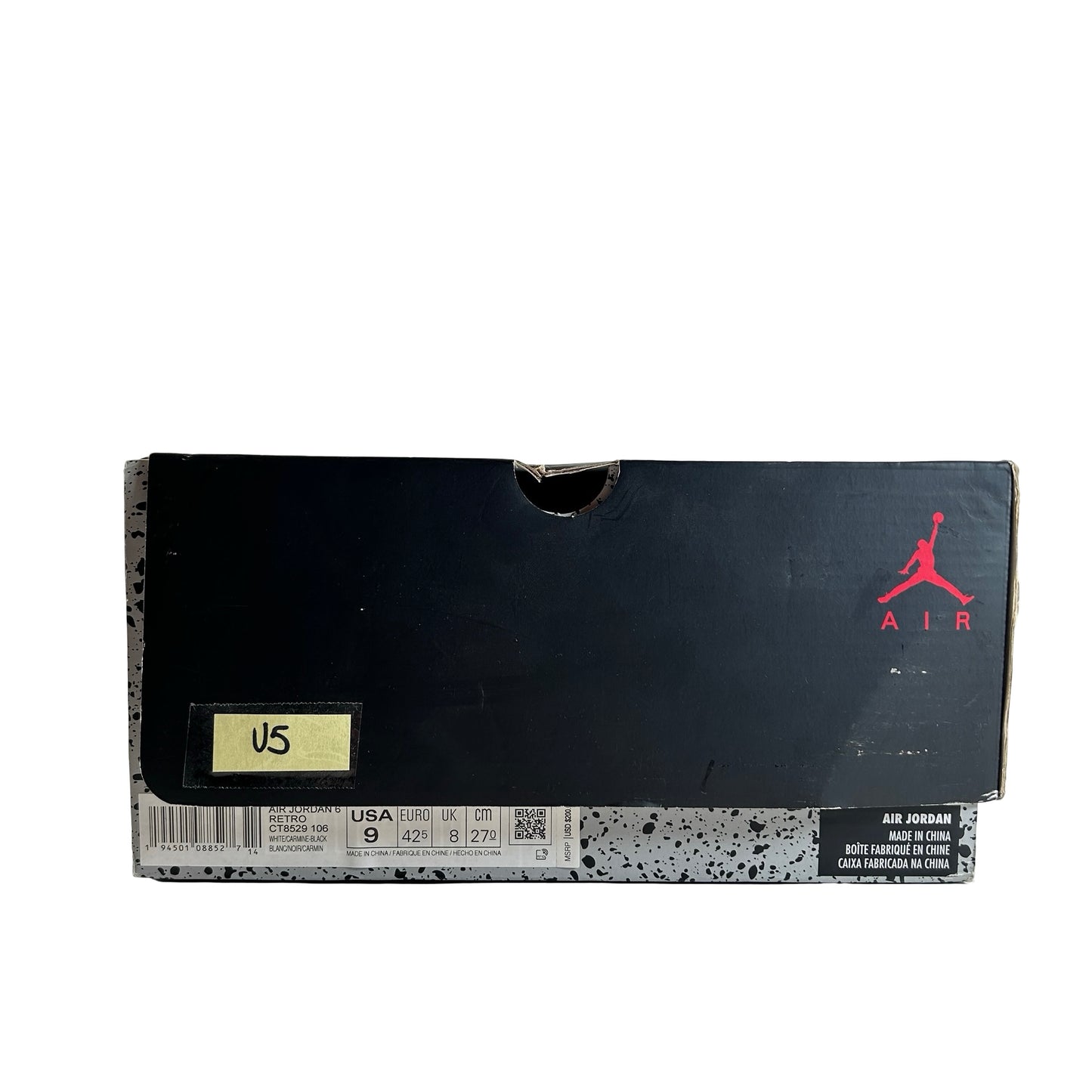 CT8529 106 Jordan 6 Retro Carmín