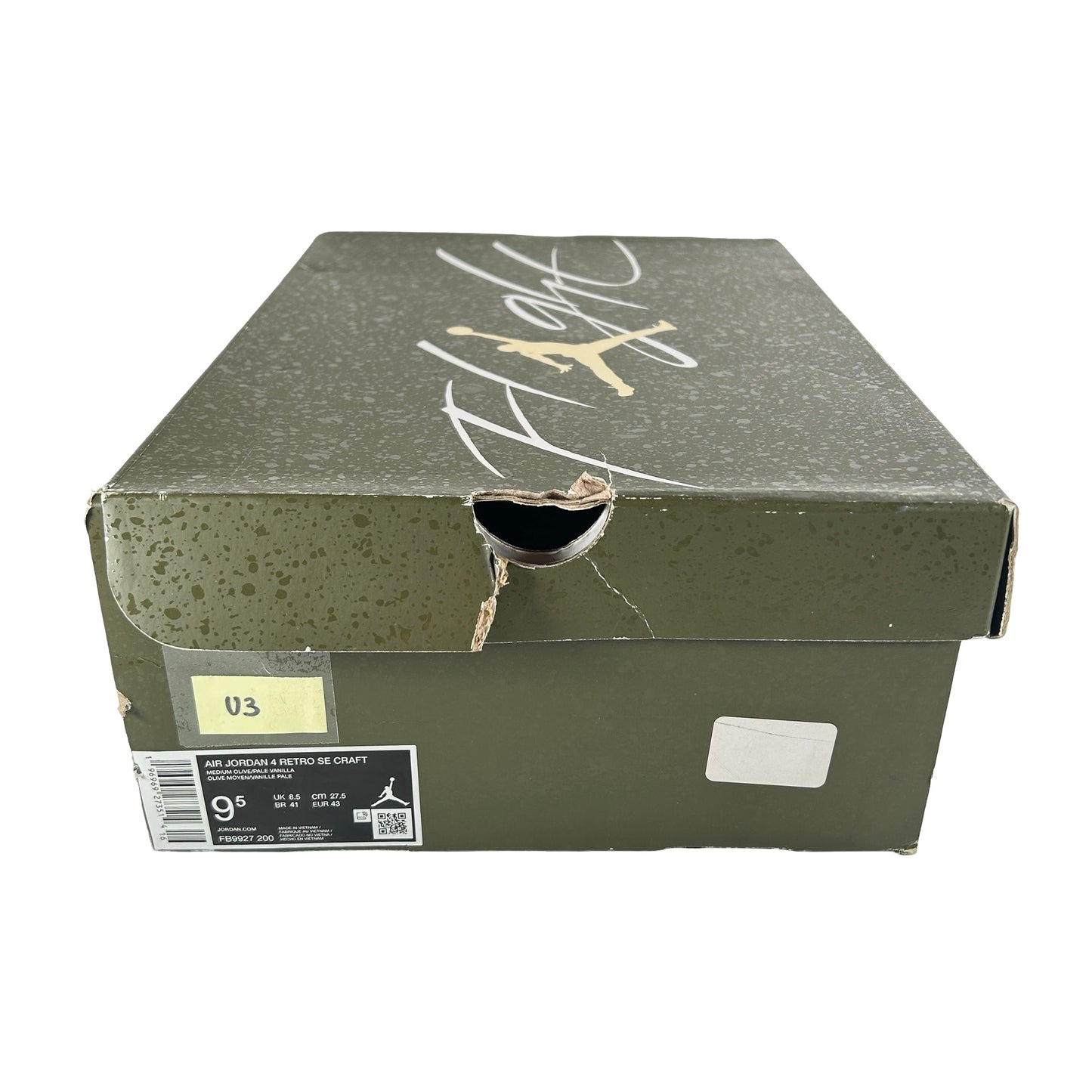 FB9927 200 Air Jordan 4 Craft Medio Oliva