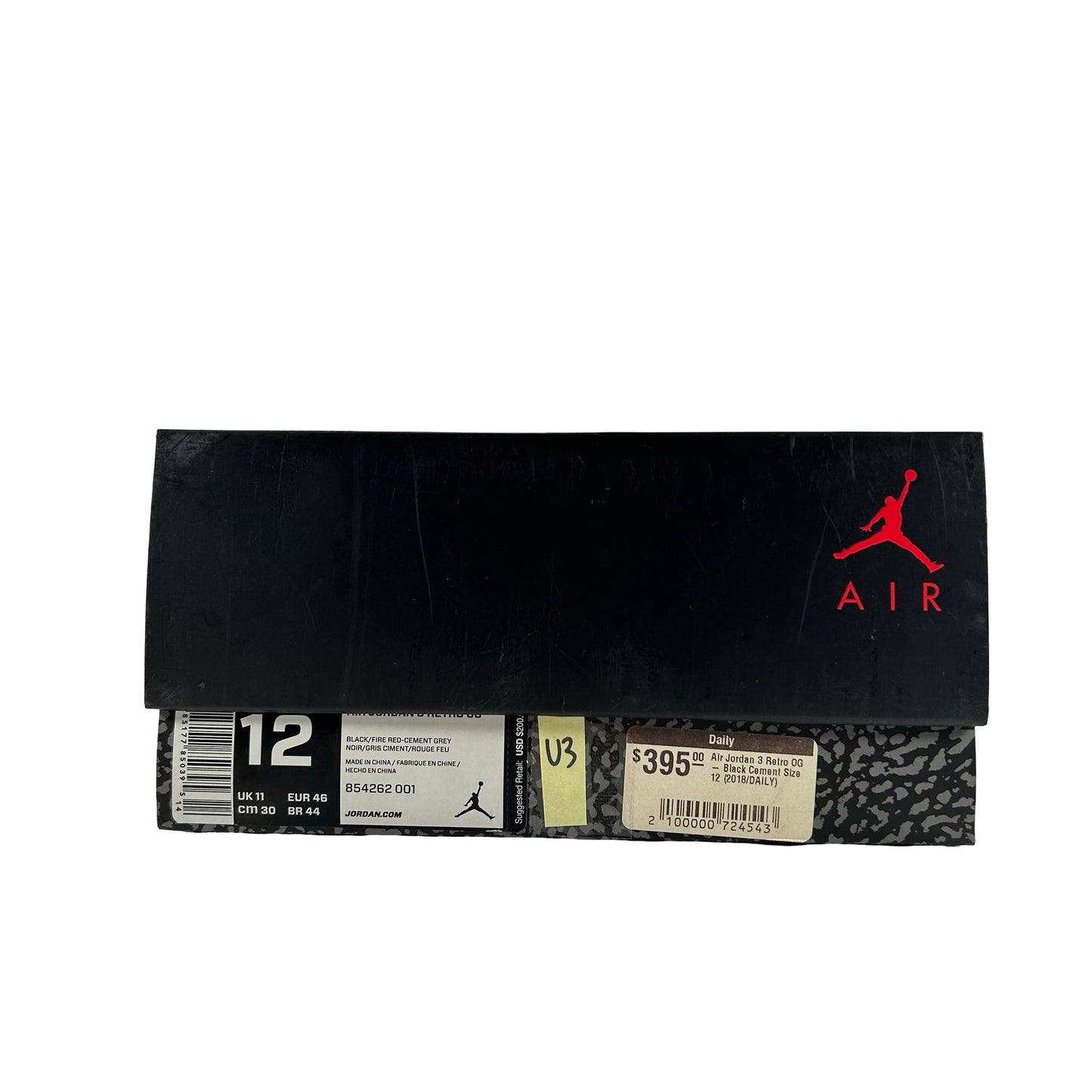 854262 001 Jordan 3 Negro Cemento 2018