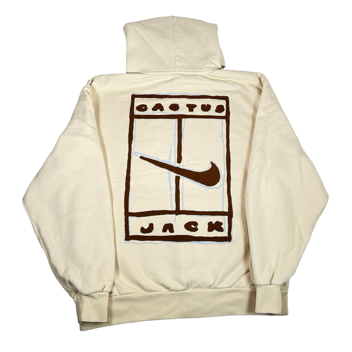 Travis Scott x NikeCourt Cactus Jack Court Flushing Meadows Crest Pullover Tan