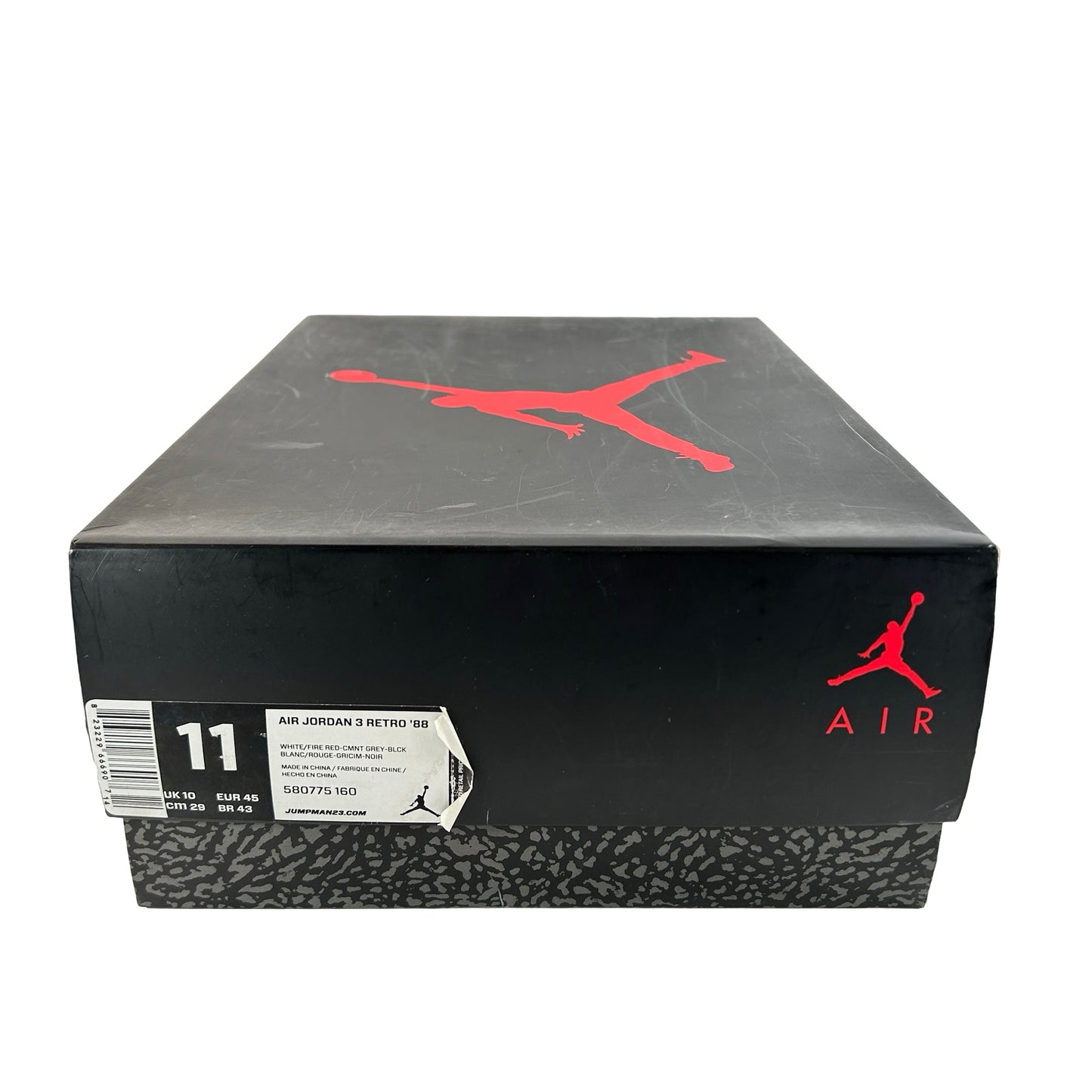 580775 160 Jordan 3 Retro White Cement '88 Dunk Contest (2013) - 11 M (Used)
