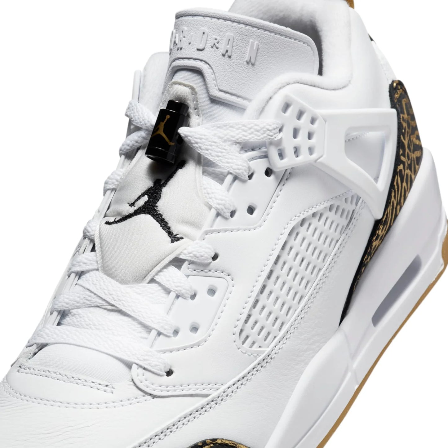 HJ9019 100 Air Jordan Spizike Low White Metallic Gold