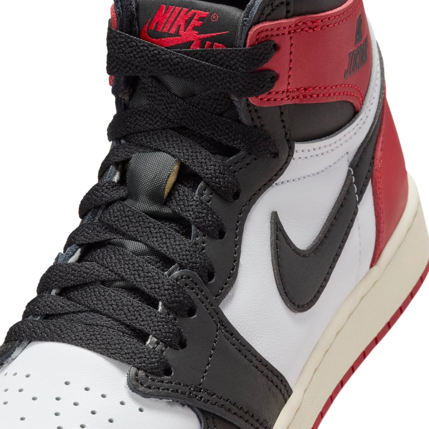 FD1437 106 Air Jordan 1 Retro High OG Black Toe Reimagined (GS)