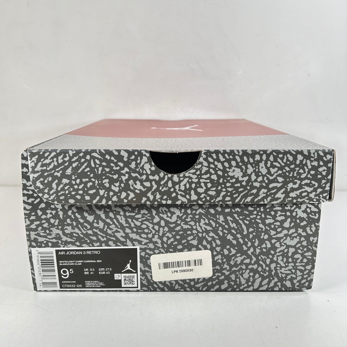 CT8532 126 Jordan 3 Retro Cardenal Rojo