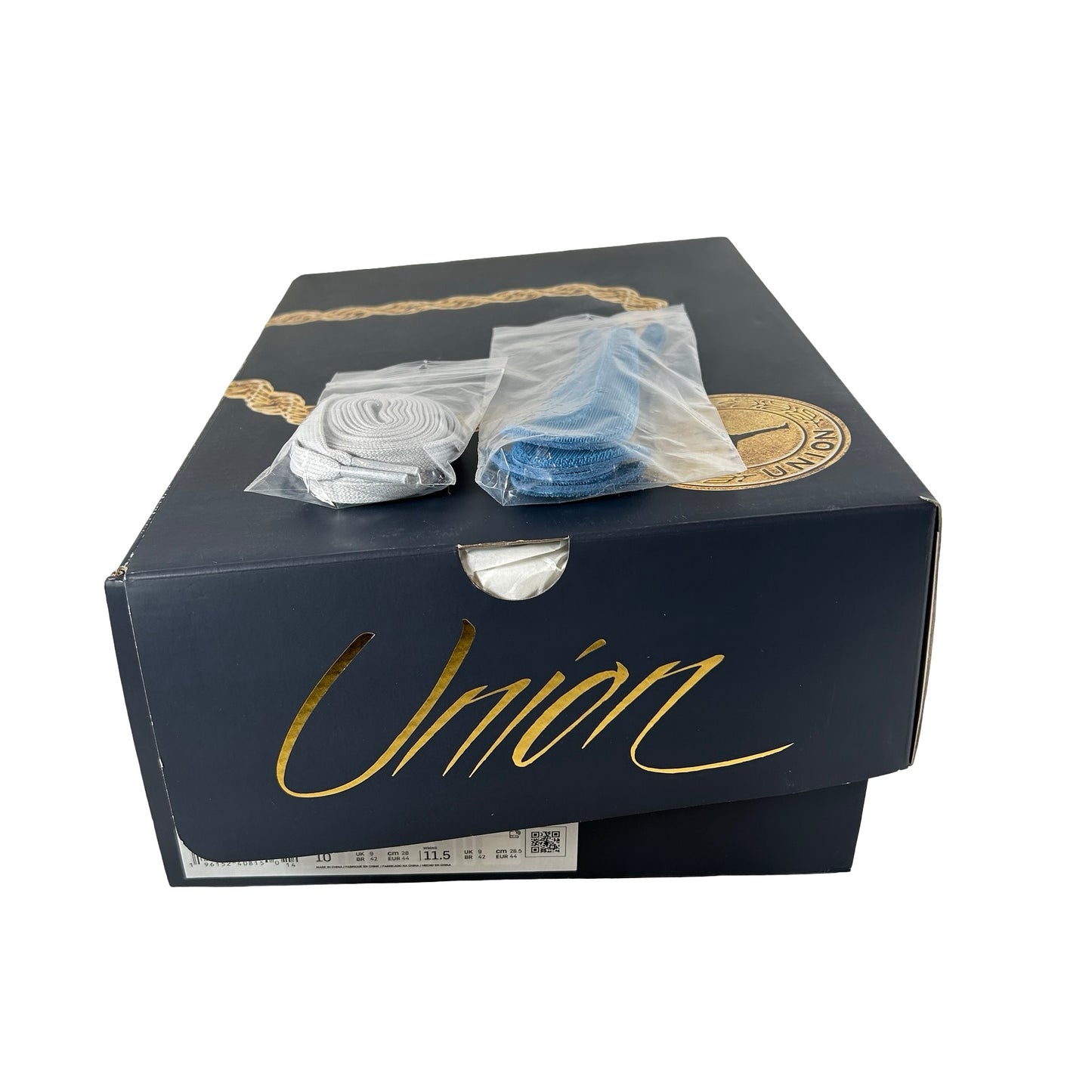 DO8912 101 Jordan 1 Retro AJKO Low SP Unión Lona Blanca