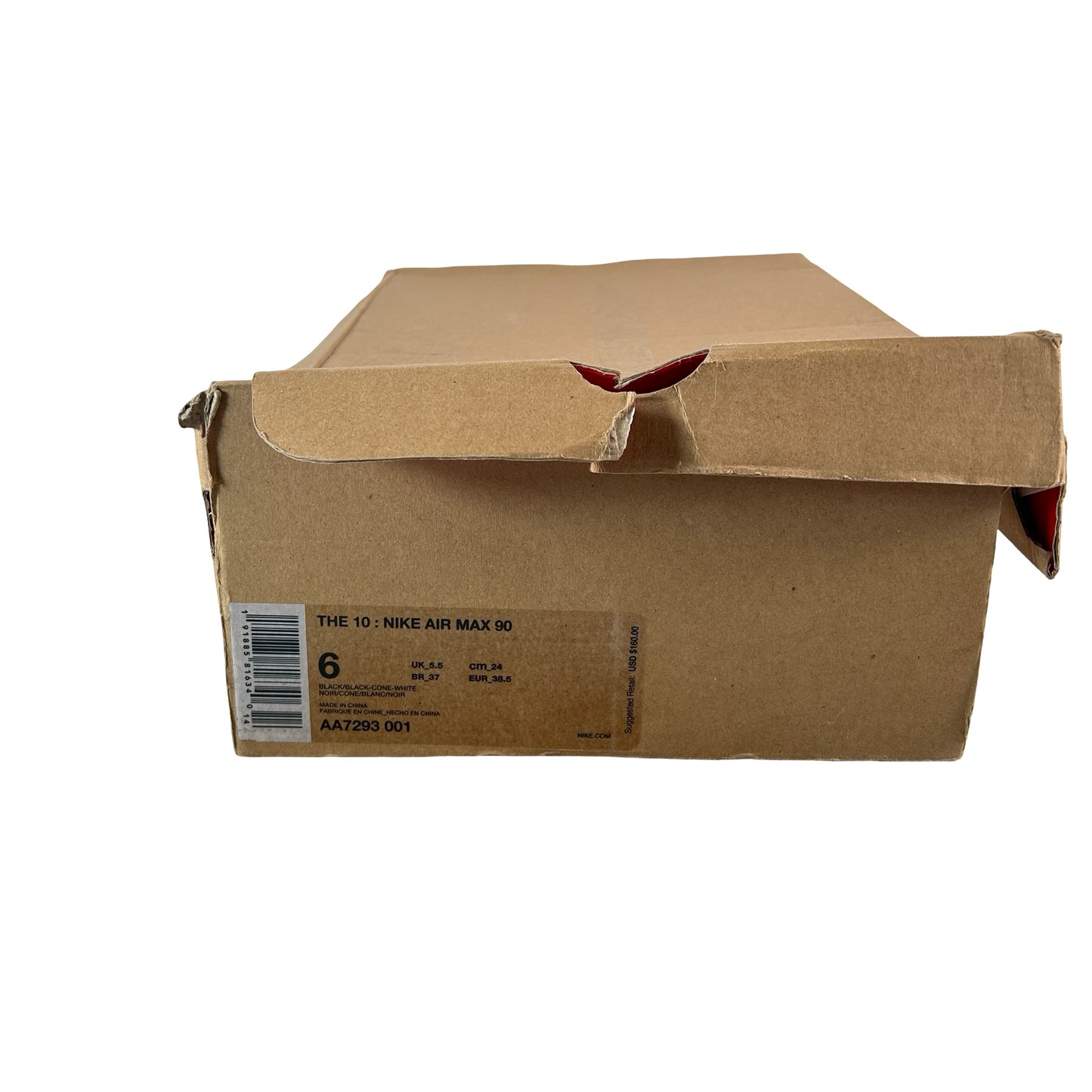 AA7293 001 Air Max 90 Blanquecino Negro