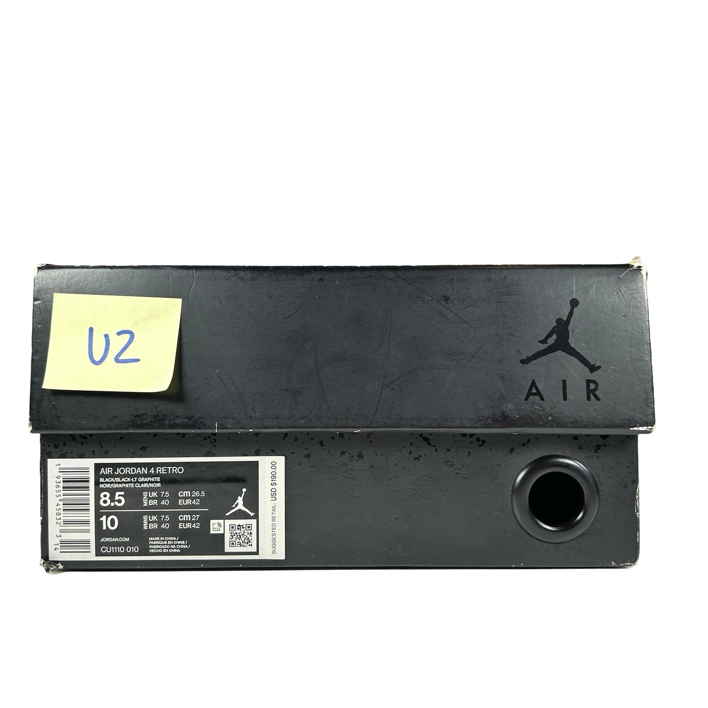 CU1110 010 Jordan 4 Gato Negro 2020