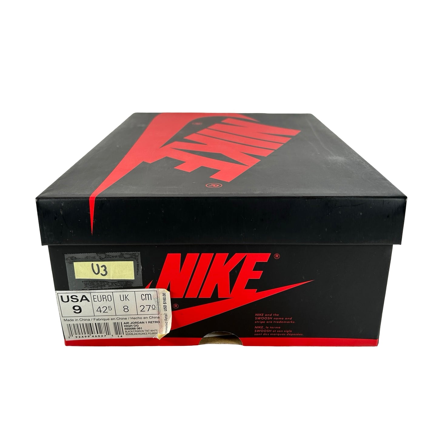 555088 081 Jordan 1 Tinte carmesí