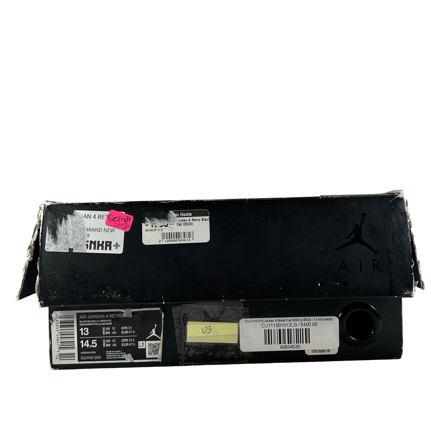 CU1110 010 Jordan 4 Gato Negro 2020