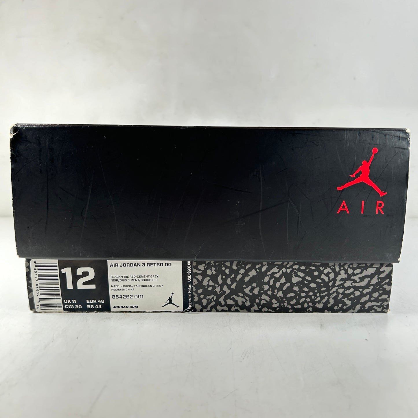 854262 001 Jordan 3 Negro Cemento 2018