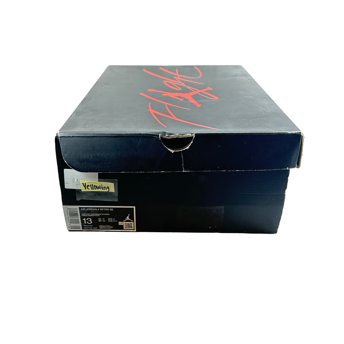 DH7138 506 Jordan 4 Retro Zen Master - 13 M (Yellowing)