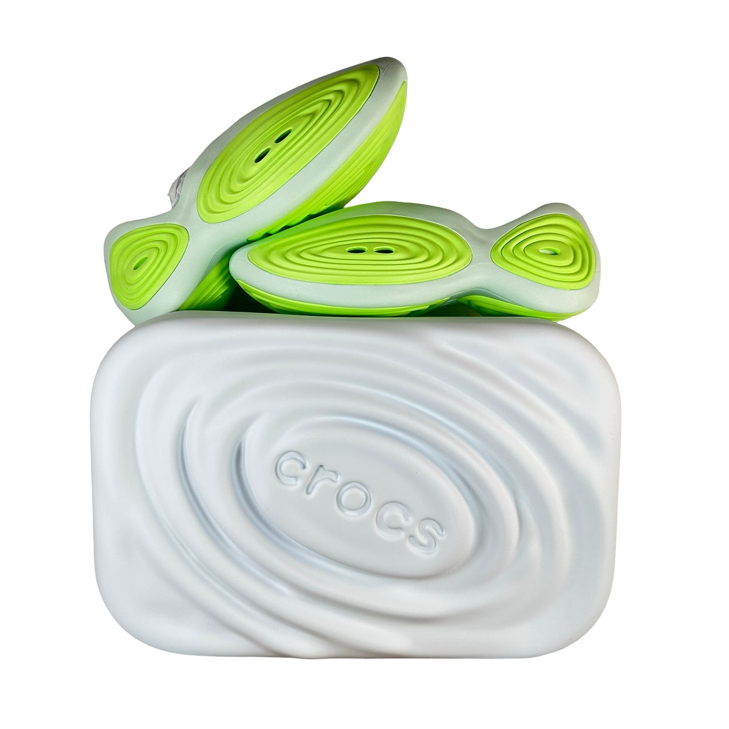214154 5GK Steven Smith X Crocs Ripple Clog Lime Burst