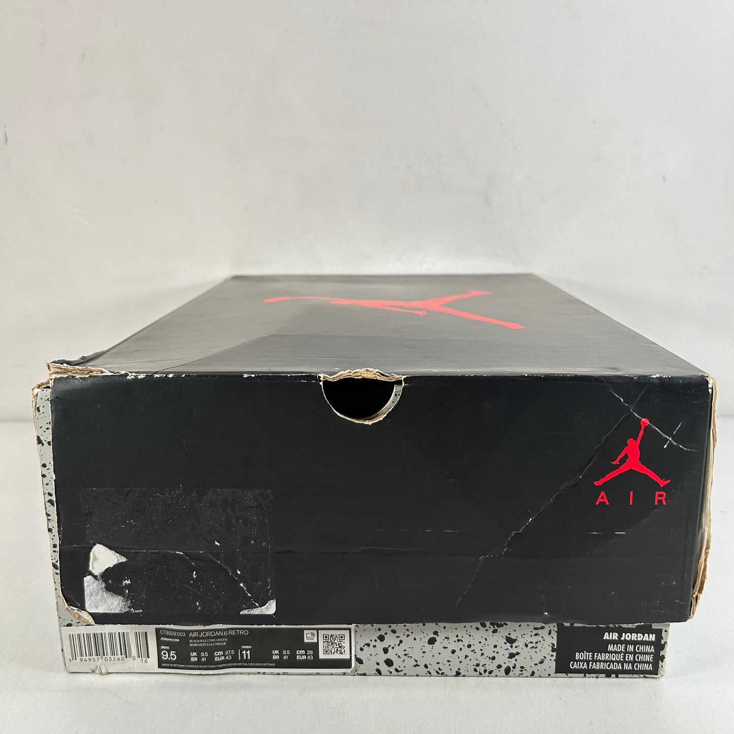 CT8529 003 Jordan 6 Retro Verde Eléctrico