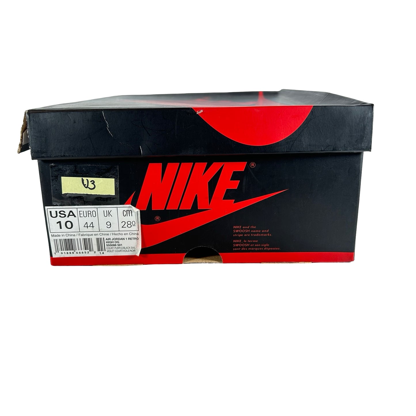 555088 501 Jordan 1 Corte Púrpura