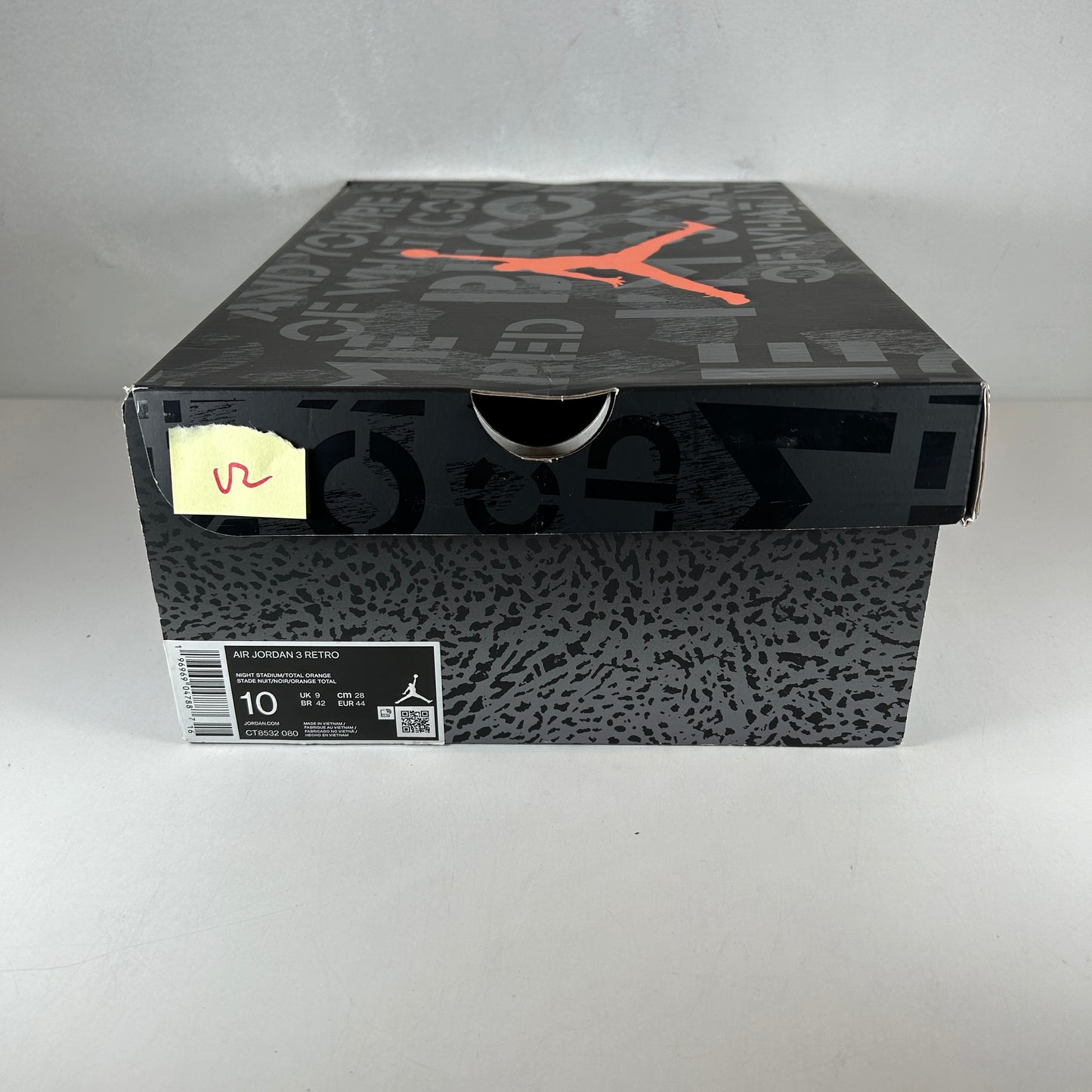 CT8532 080 Jordan 3 Retro Paquete de miedo (2023)