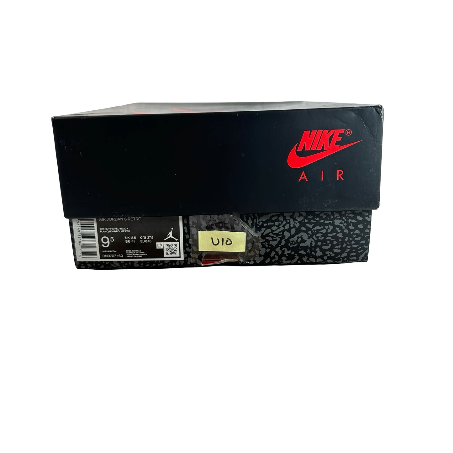 DN3707 160 Jordan 3 Retro Rojo fuego (2022)