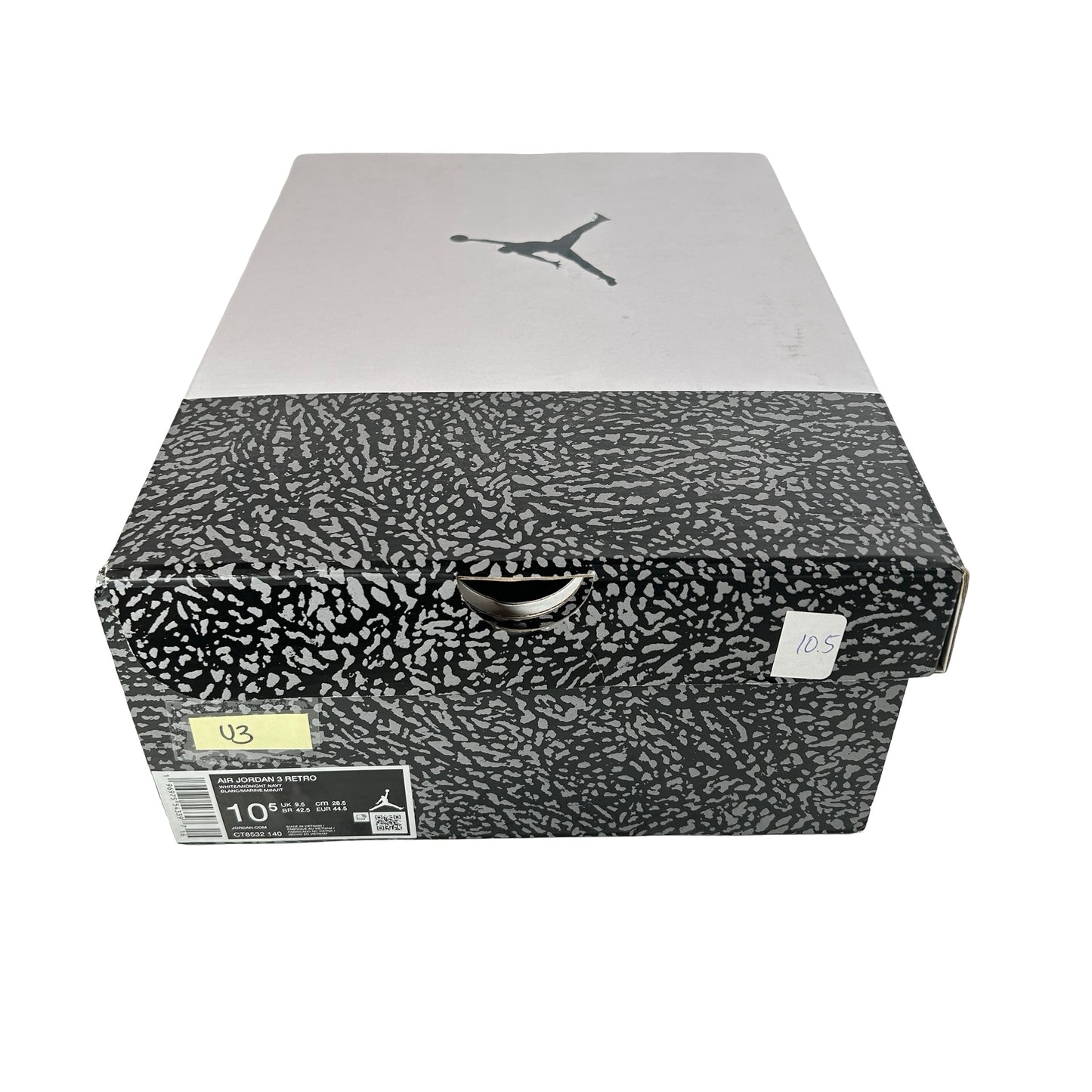 CT8532 140 Jordan 3 Retro Azul marino medianoche