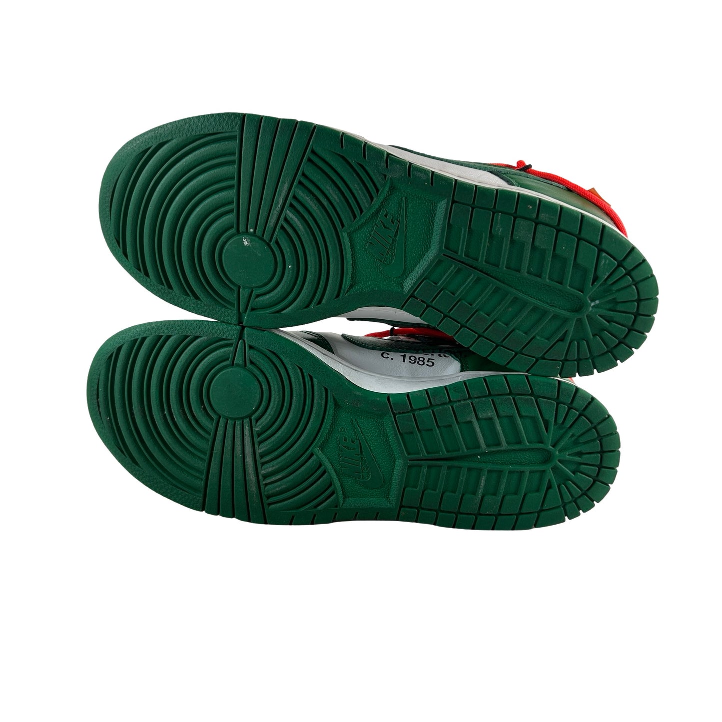 CT0856 100 Nike Dunk Low Blanco roto Verde