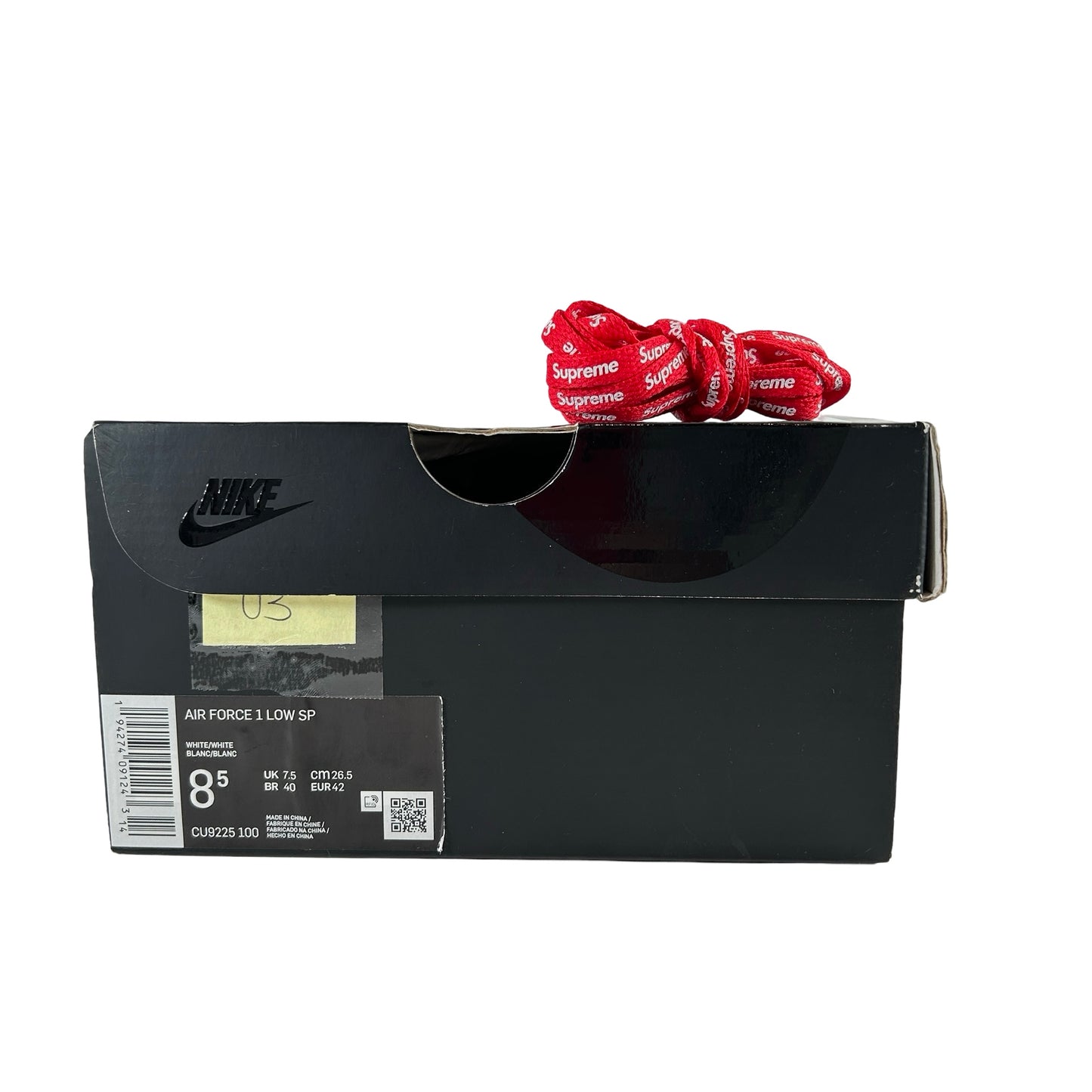 CU9225 100 AF1 Bajo Supremo Blanco