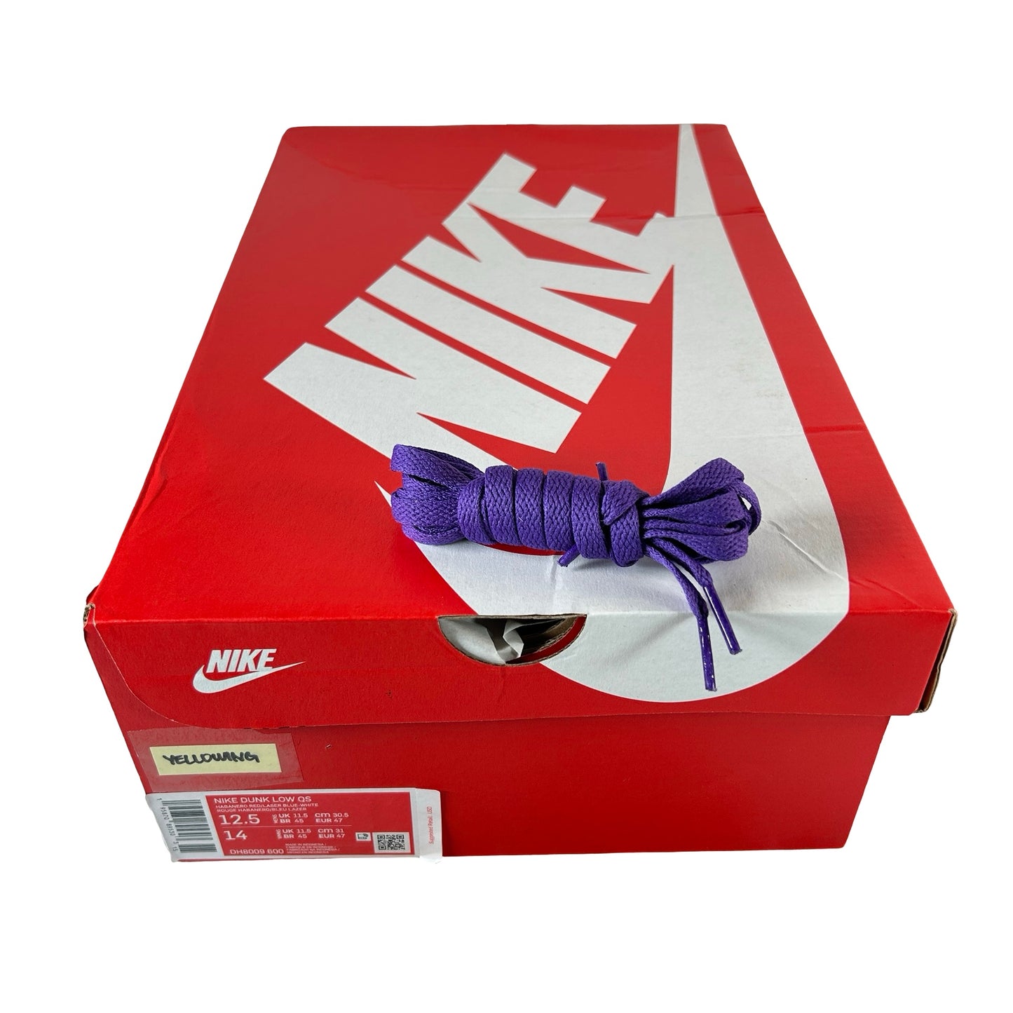 DH8009 600 Nike Dunk Low QS LeBron James Fruity Pebbles - 12.5 M (Yellowing)