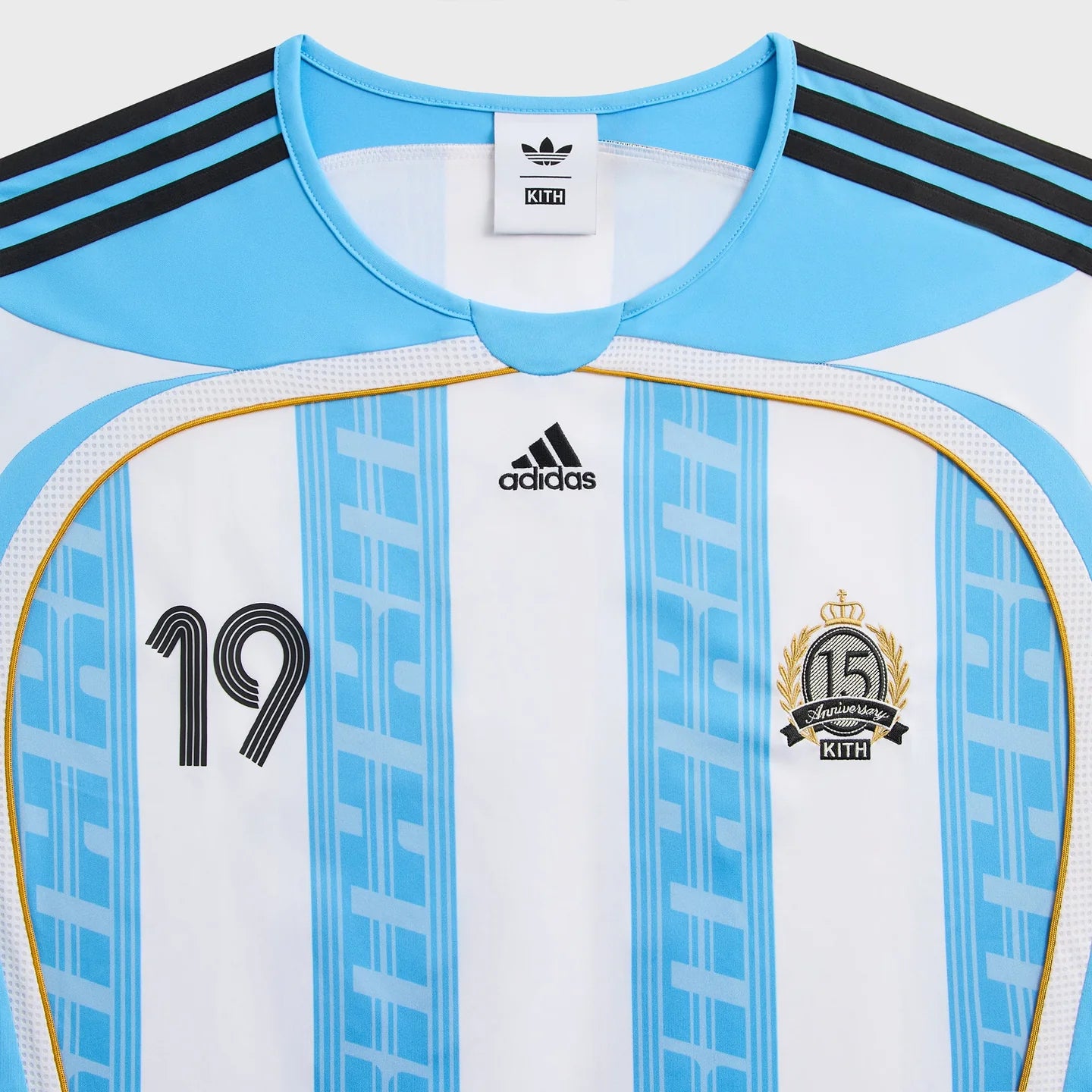 Kith x adidas Messi Football Jersey Blue/White