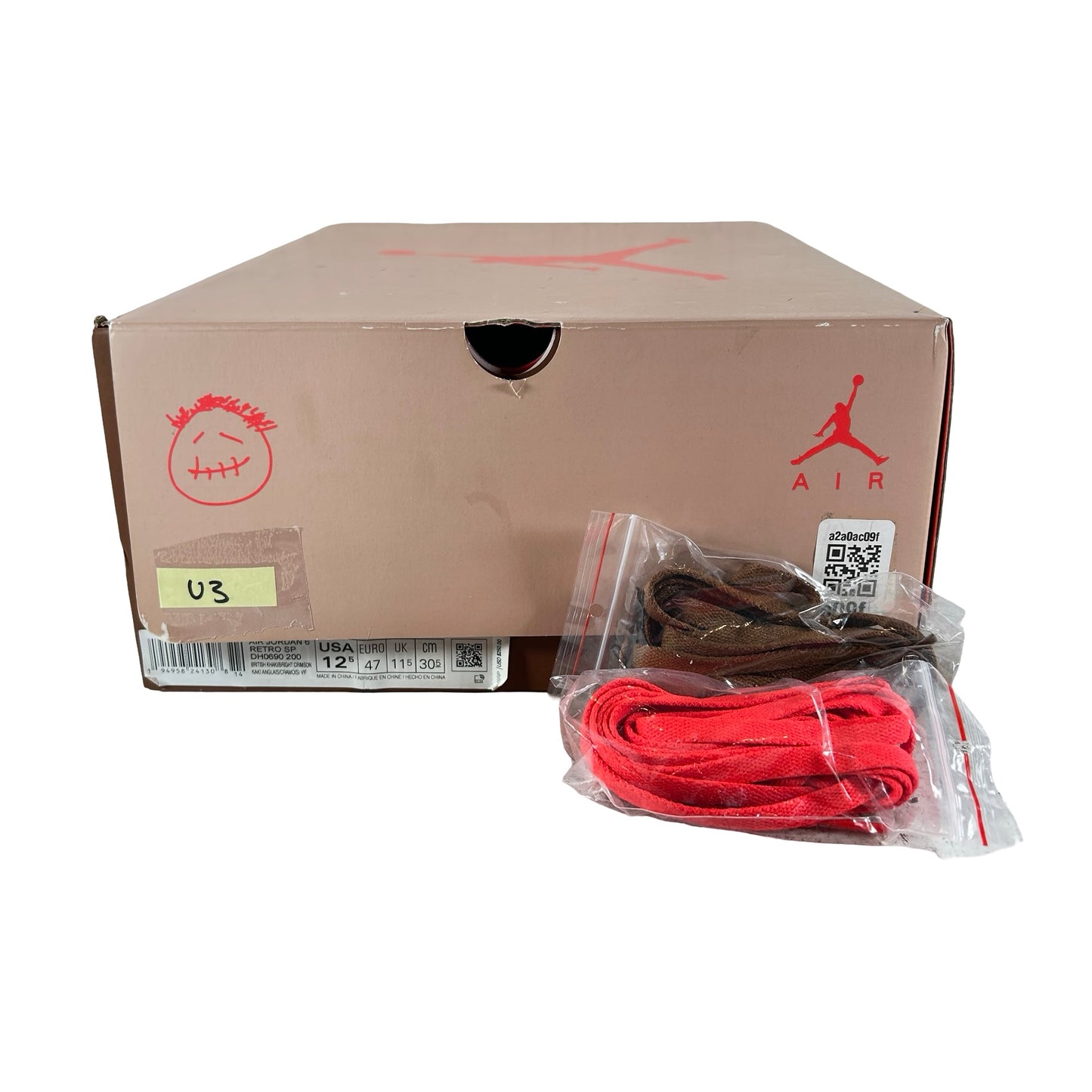 DH0690 200 Jordan 6 Retro Travis Scott Caqui británico