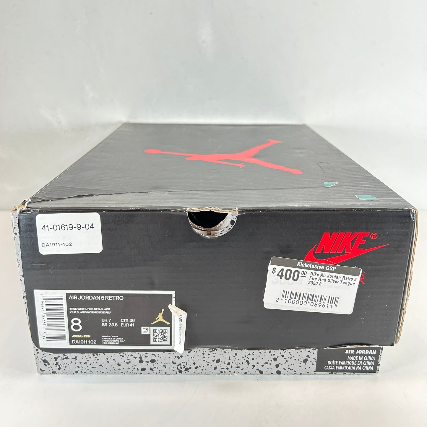 DA1911 102 Jordan 5 Rojo Fuego