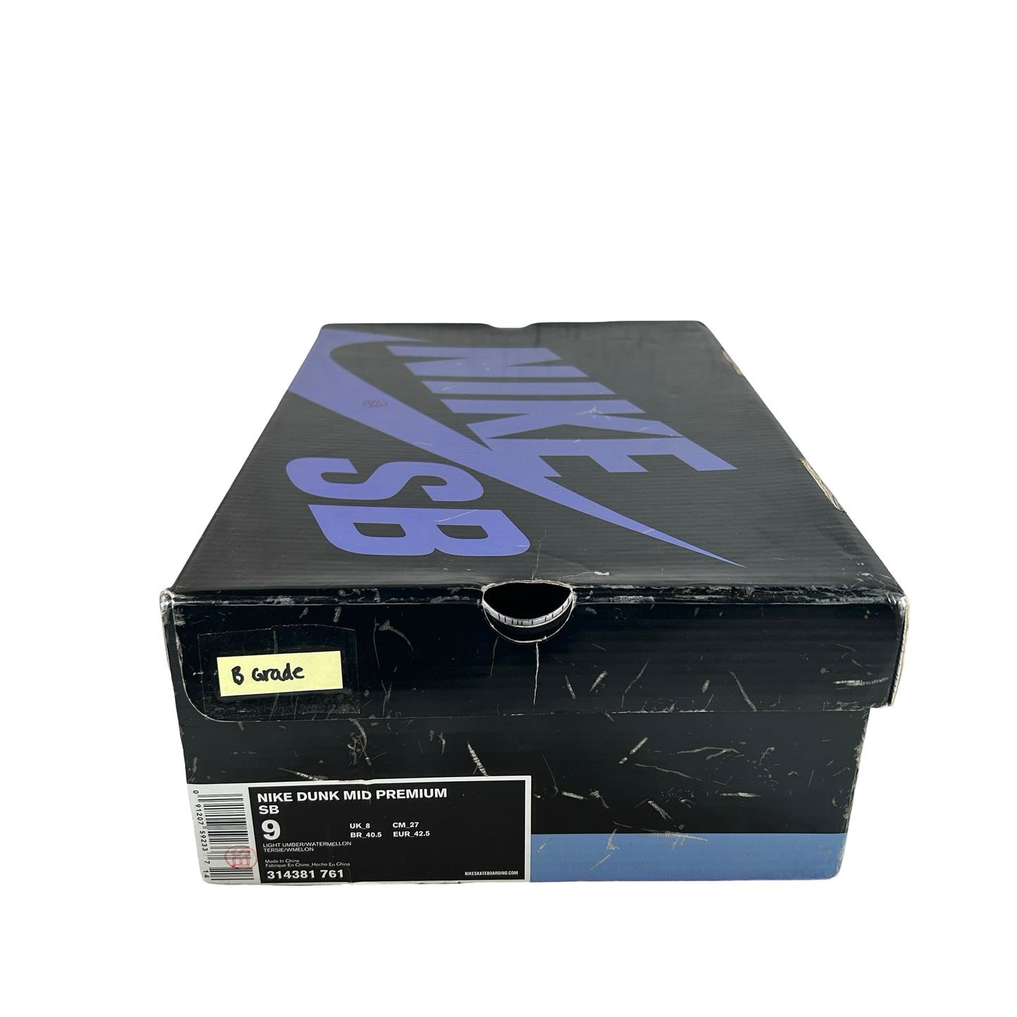 314381 761 Nike SB Dunk Mid Mama Bear - 9 M (B Grade)