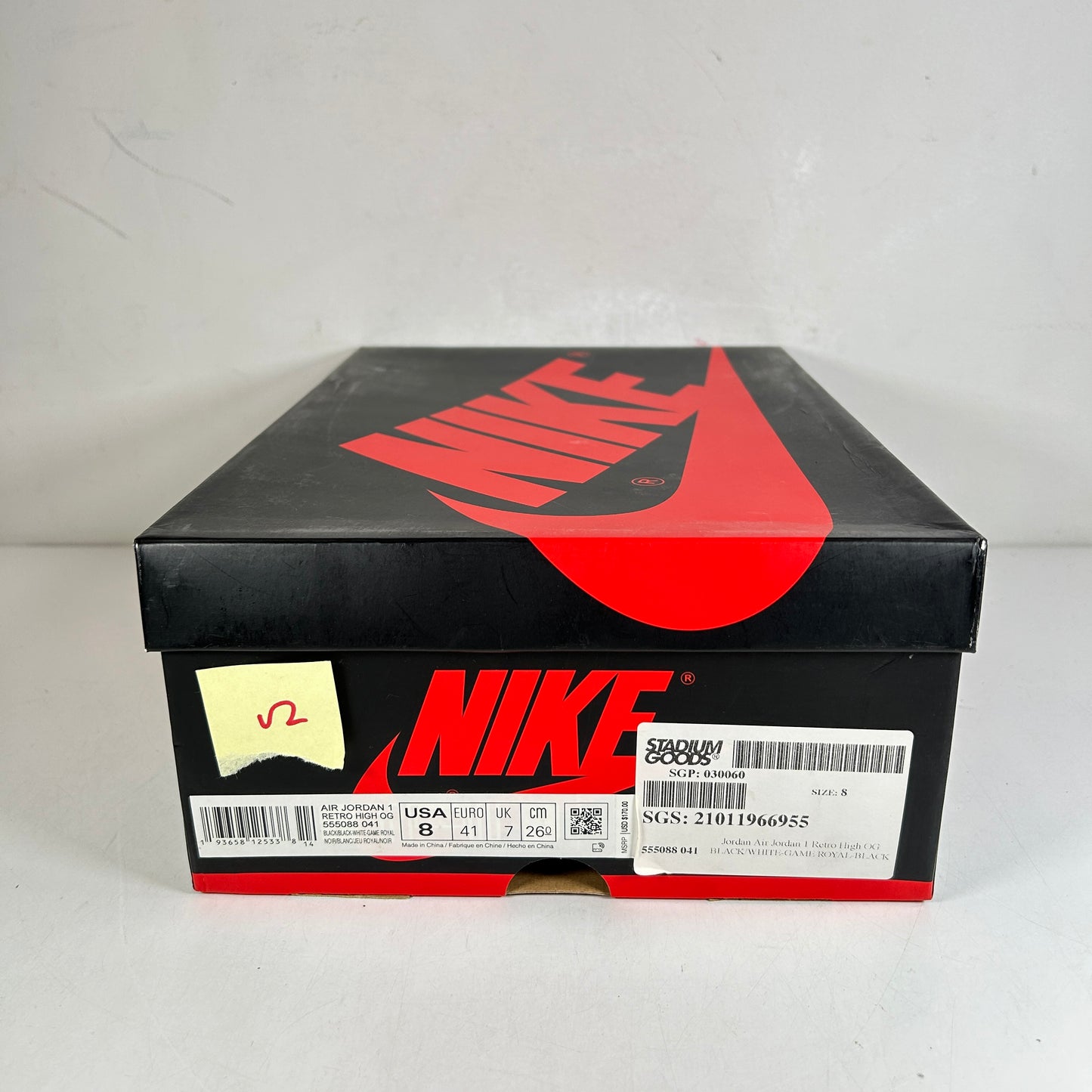 555088 041 Jordan 1 Punta real