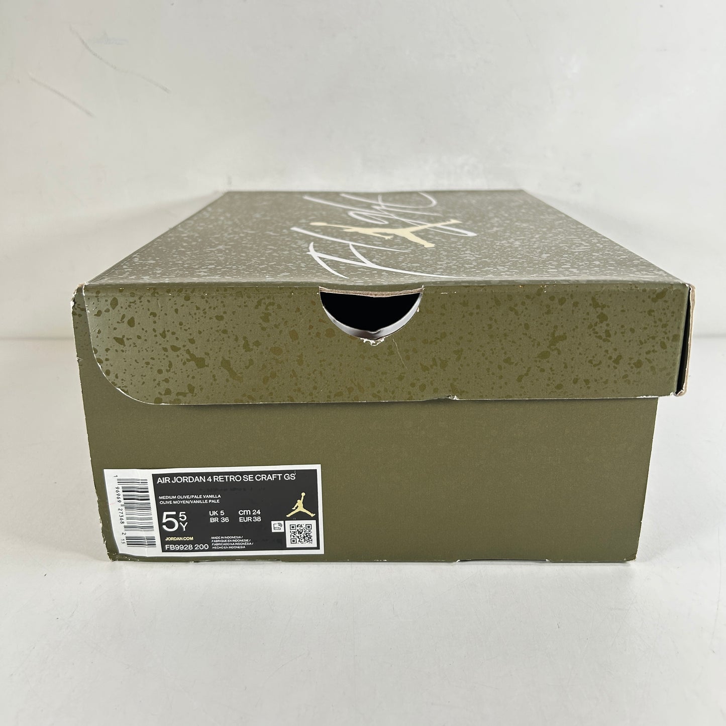 FB9928 200 Jordan 4 Retro SE Craft Oliva medio (GS)