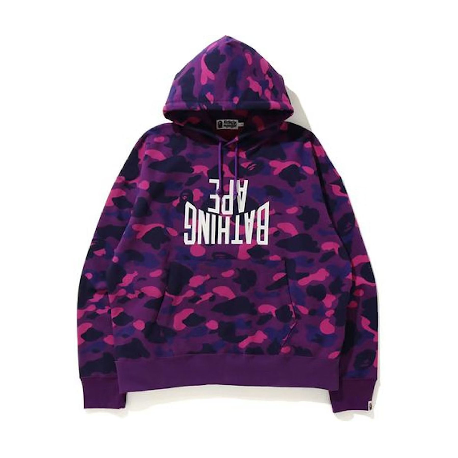 BAPE Color Camo NYC Logo Loose Fit Pullover Purple – DISTRICT ONE NY