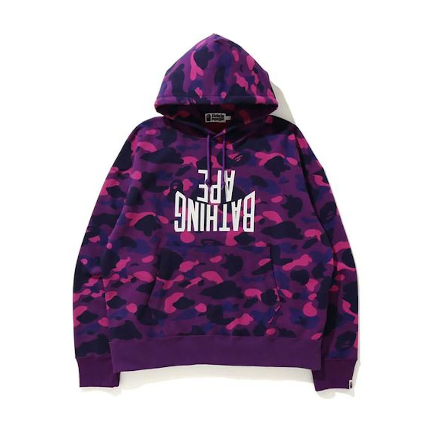 BAPE Color Camo NYC Logo Loose Fit Pullover Purple