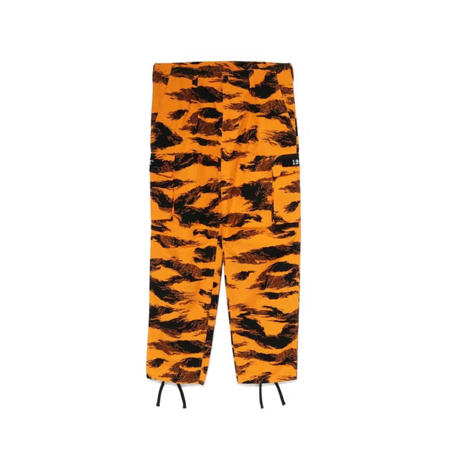 BAPE Tiger Camo Relaxed Fit Military Pants Orange