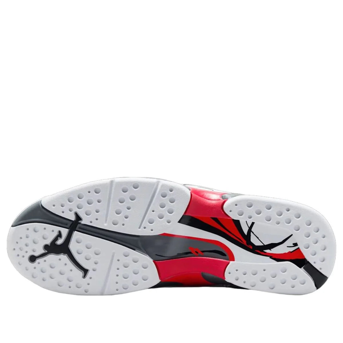 305381 100 Jordan 8 Retro "Bugs Bunny" White True Red (2025)