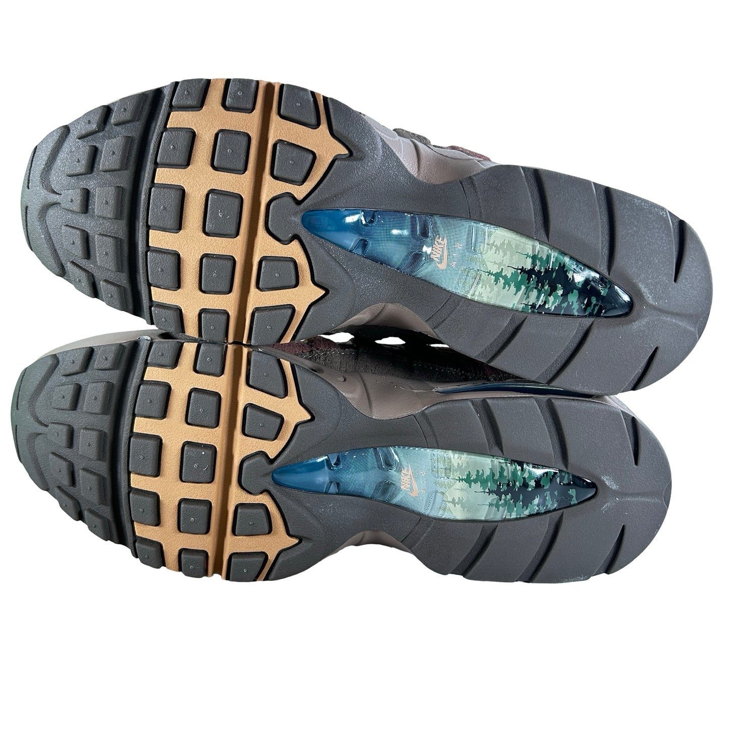 IQ3988 001 Nike Air Max 95 Big Bubble Ducks of a Feather Oregon Ducks Lumber Yard