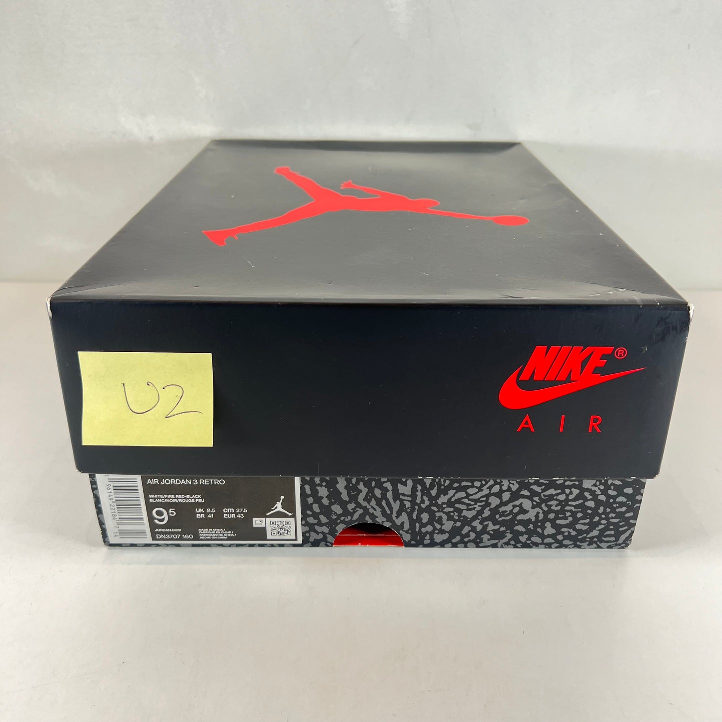 DN3707 160 Jordan 3 Retro Rojo fuego (2022)