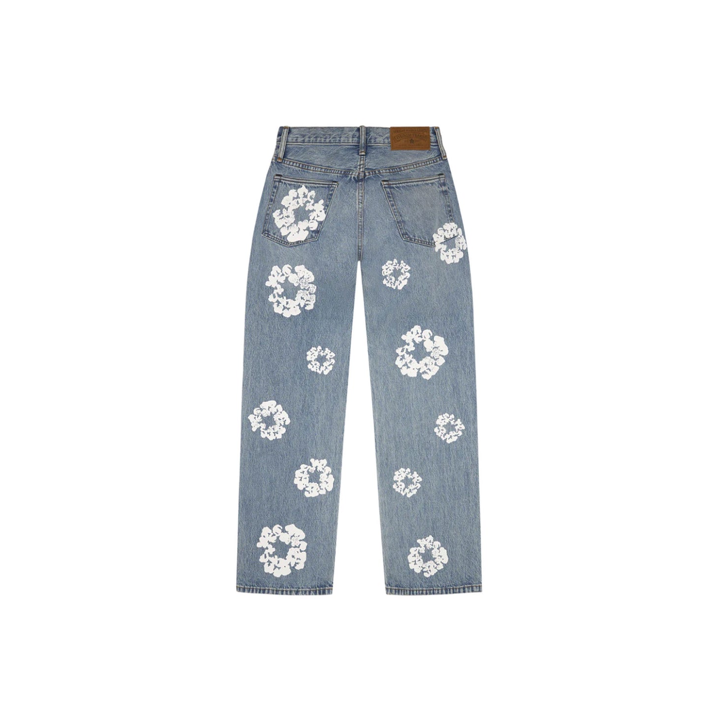 Denim Tears Baggy Cotton Wreath Denim Pant Light Wash