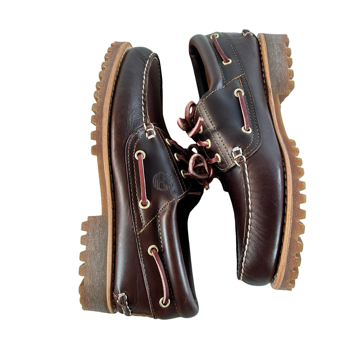 TB030003 214 Timberland Authentics 3 Eye Classic Lug Brown Full-Grain Leather