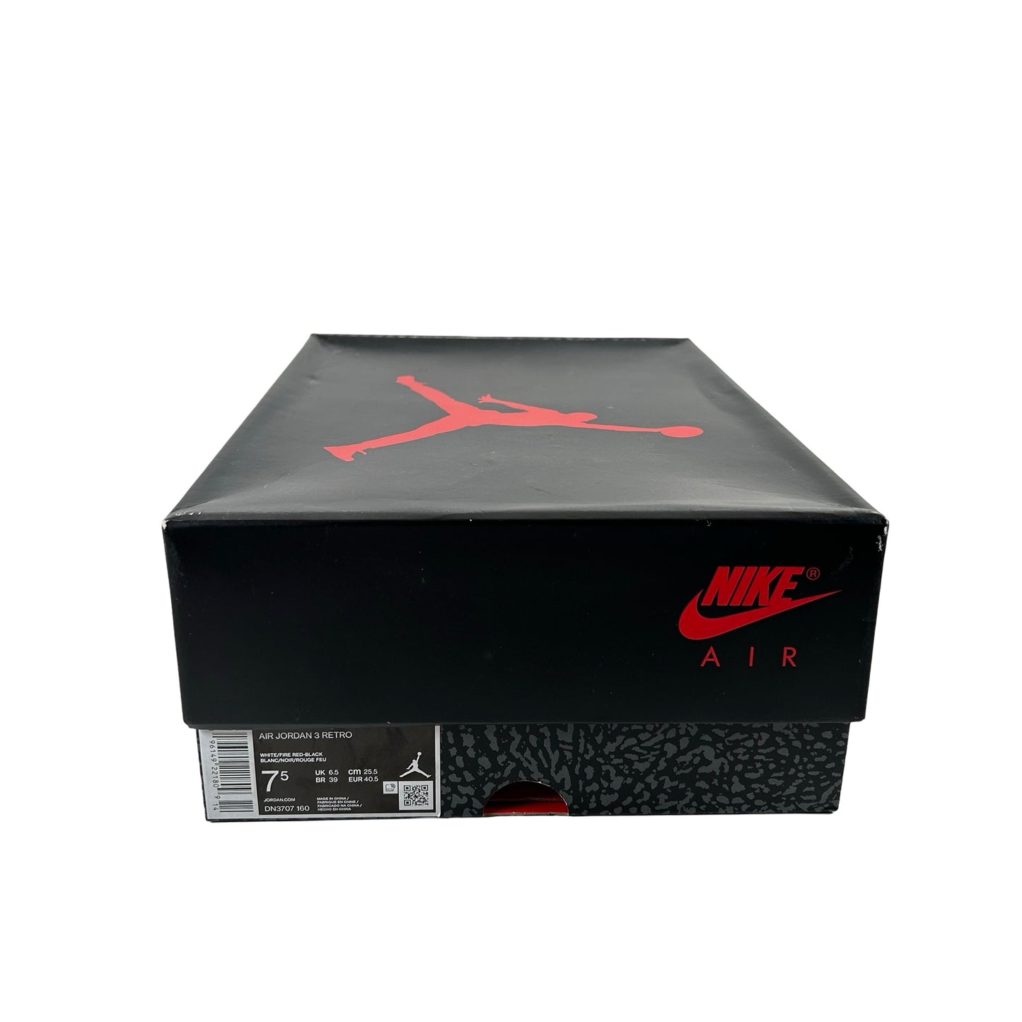 DN3707 160 Jordan 3 Retro Rojo fuego (2022)
