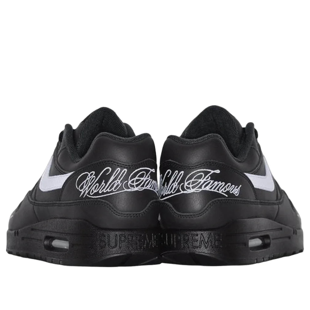 HF8813 001 Nike Air Max 1 '87 SP Supreme Black White