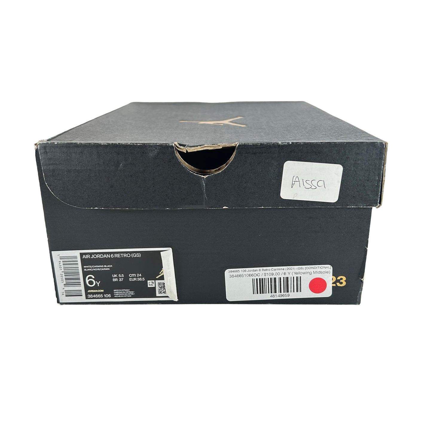 384665 106 Jordan 6 Retro Carmín (2021) (GS)