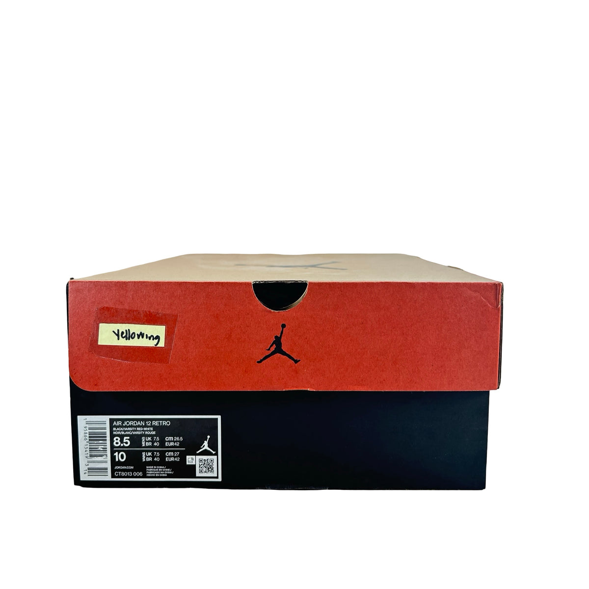 CT8013 006 Jordan 12 Retro Playoffs (2022) - 8.5 M (Yellowing)