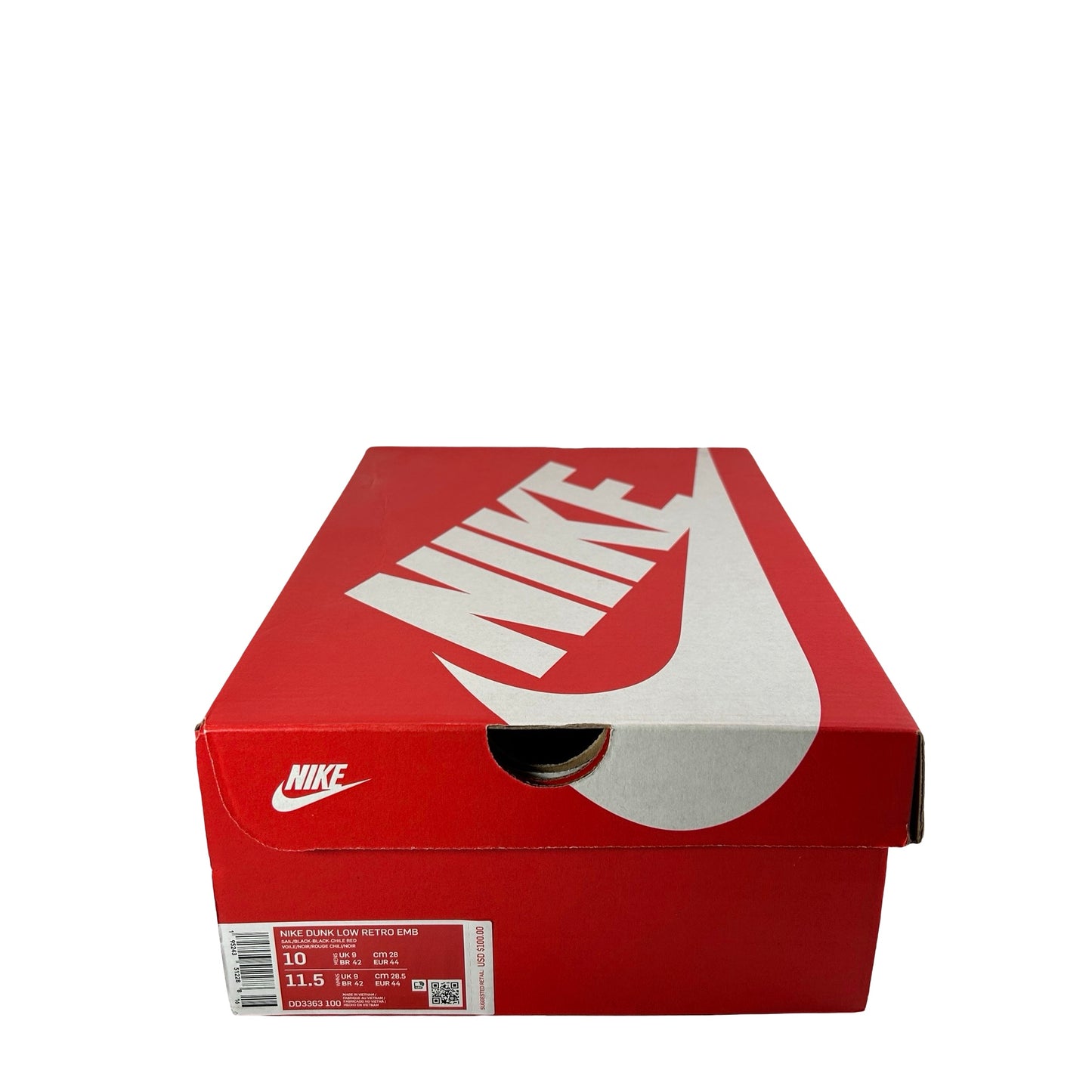 DD3363 100 Nike Dunk Low EMB NBA 75 Aniversario Chicago