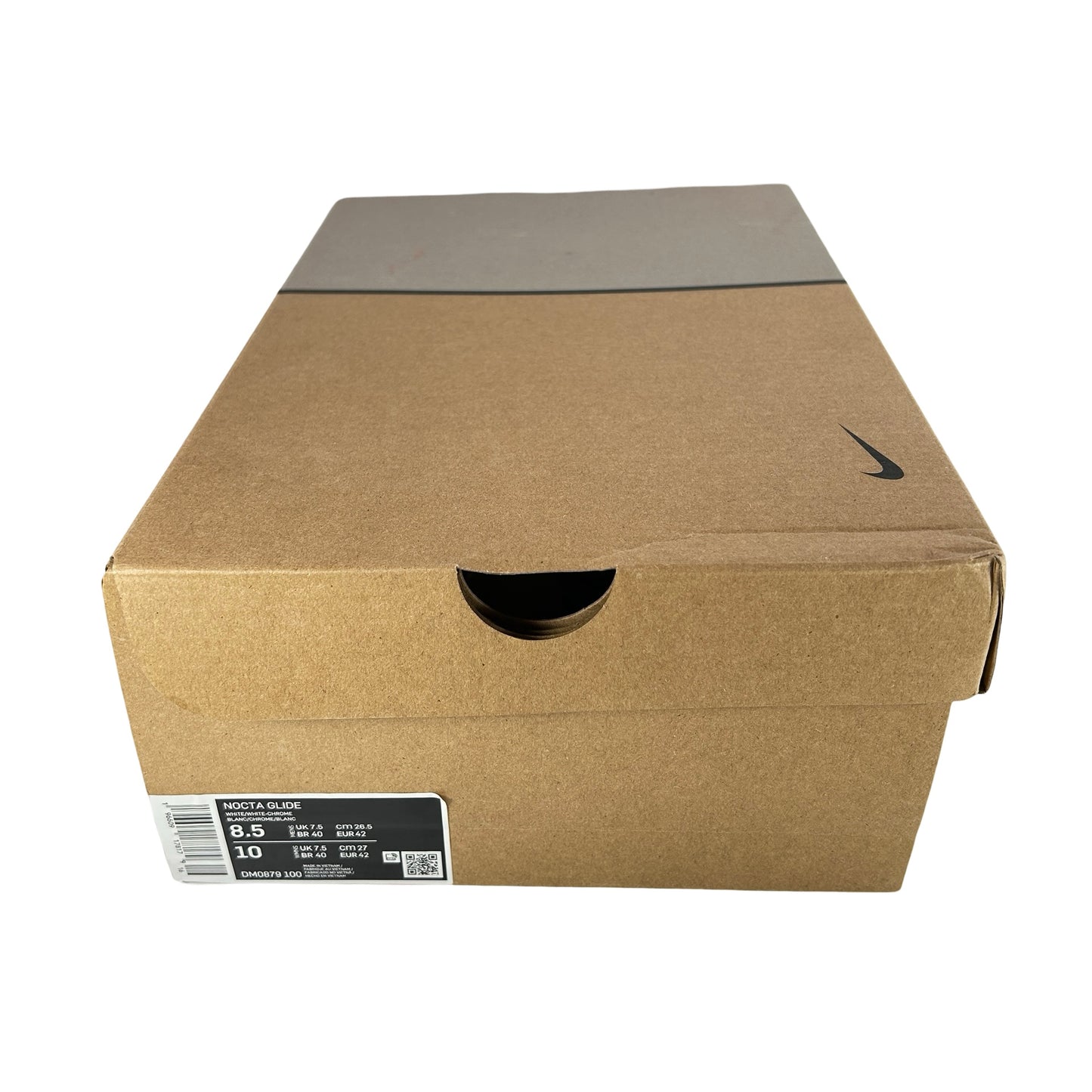 DM0879 100 Nike NOCTA Glide Drake Blanco Cromo